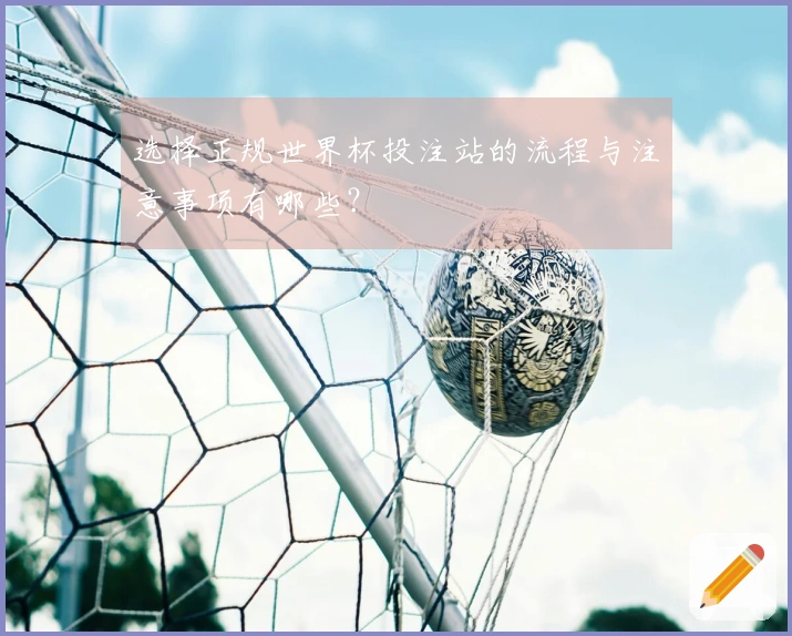 选择正规世界杯投注站的流程与注意事项有哪些？